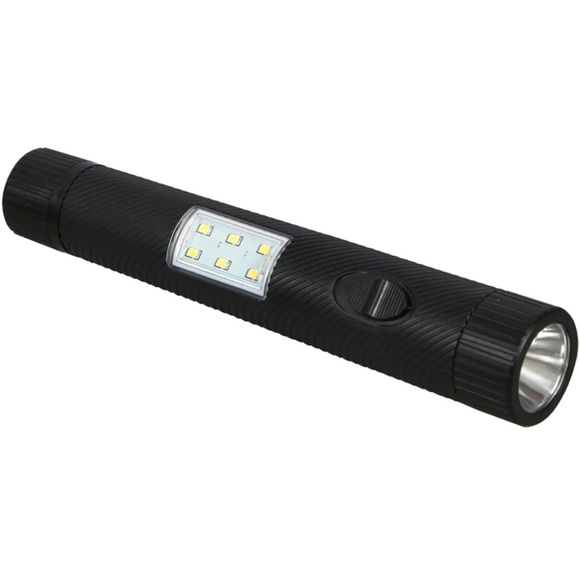 Generic LED 2-in-1 Flashlight with Second Side Panel Light—SET OF TWO (2) - Picture 2 of 3